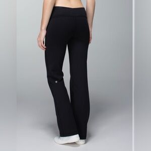 Lululemon Astro Pant Size 2 Black Low Rise Yoga Pants 2013